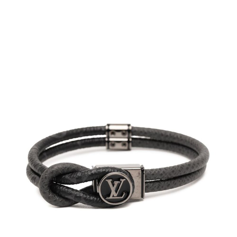 Louis Vuitton Monogram Eclipse Taiga Loop It Brac… - image 1